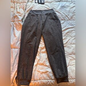 Beyond yoga Spacedye Midi Jogger black charcoal size medium lightly worn